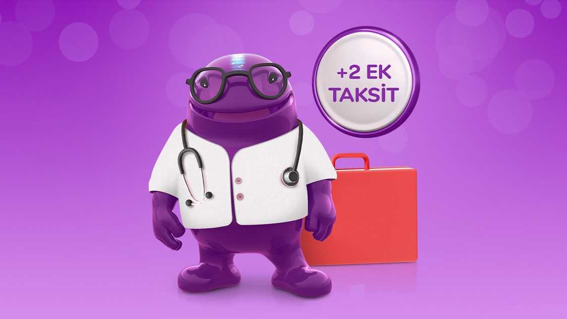 Sağlık sektöründeki taksitli harcamalarınıza +2 taksit!