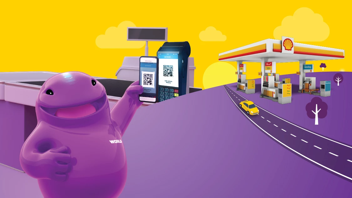 Shell istasyonlarında 800 TL ve üzeri 4 harcamandan birini World Pay ile gerçekleştir, 230TL’ye ek 20 TL, toplamda 250TL Worldpuan kazan!
