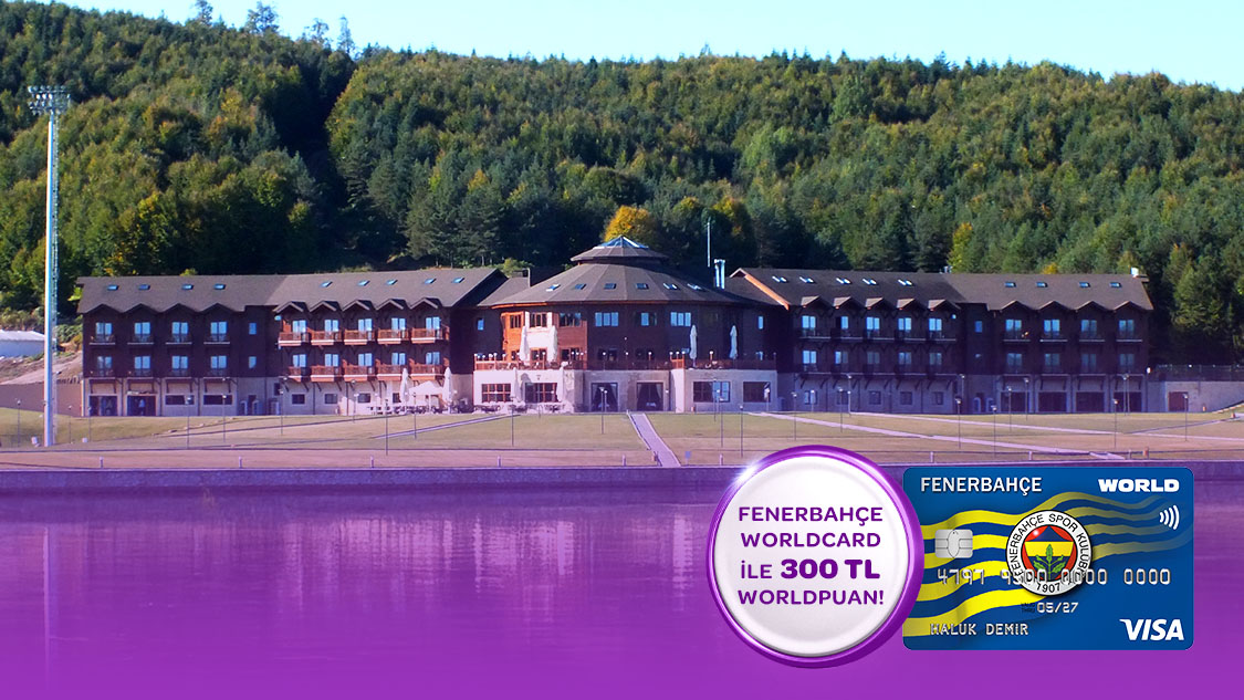 Fenerbahçe Worldcard ile 5 Mart – 30 Nisan 2025 tarihleri arasında Fenerbahçe SK Serkan Acar Resort & Sports Topuk Yaylası’nda yapacağınız 5800 TL ve üzeri harcamaya 300 TL Worldpuan fırsatını kaçırmayın! 