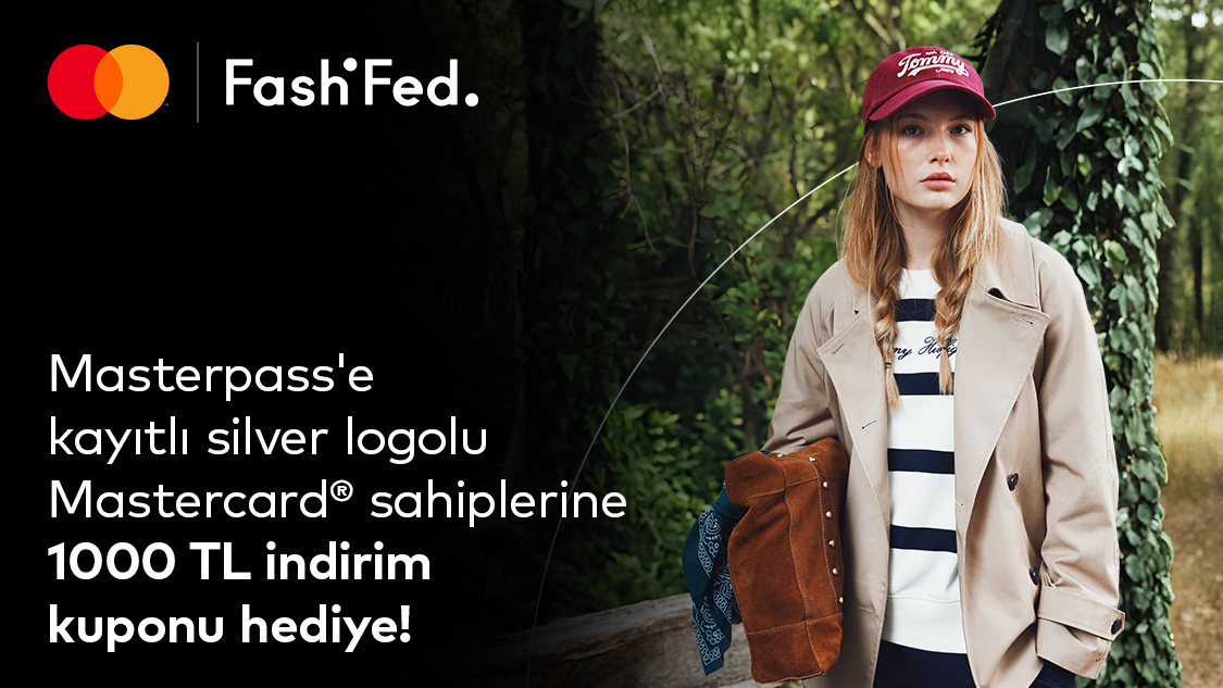 17 Aralık 2025 – 10 Ocak 2026 tarihleri arasında Masterpass’e kayıtlı Mastercard logolu Yapı Kredi banka kartı, ön ödemeli kart ve kredi kartı sahiplerine özel FashFed mobil uygulaması ya da fashfed.com’da 5.000 TL üzeri alışverişlerde 1.000 TL indirim!