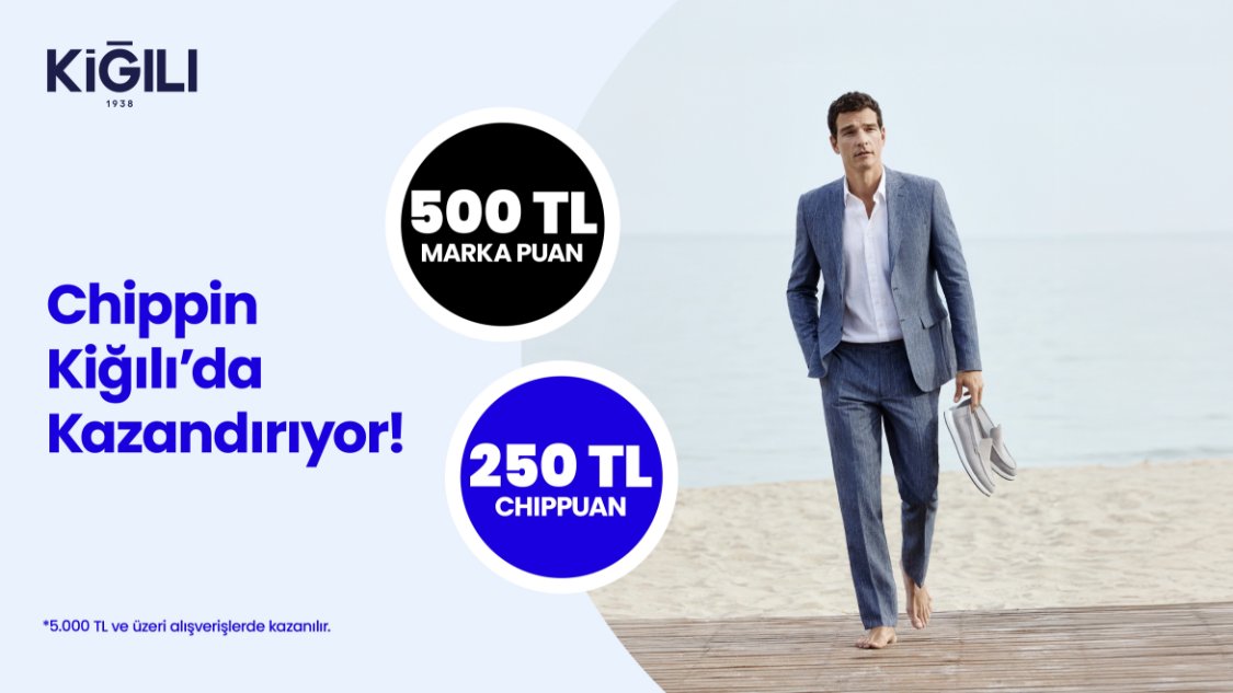 Kiğılı’da 500 TL Kiğılı Puan ve 250 TL ChipPuan! Üstelik 6 taksit!