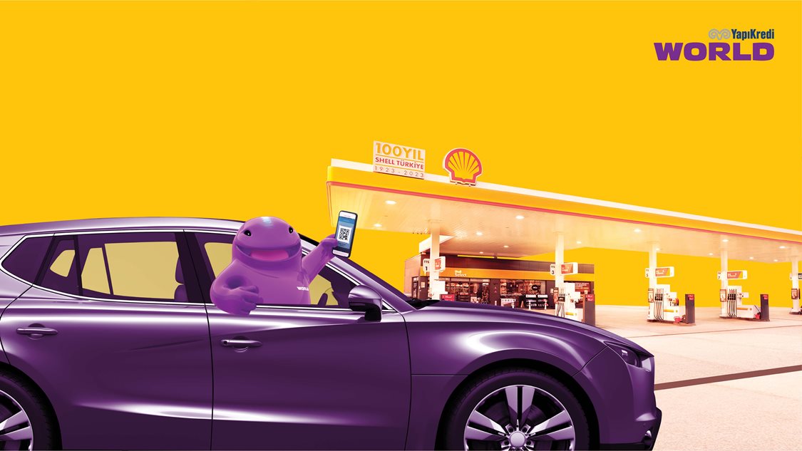 Shell istasyonlarında 900 TL ve üzeri 4 harcamandan birini World Pay ile gerçekleştir, 260TL’ye ek 40 TL, toplamda 300TL Worldpuan kazan!