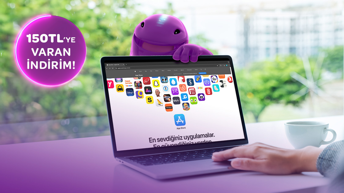 16 Aralık 2025 – 15 Ocak 2026 tarihleri arasında Apple ve Microsoft Platformları ödemelerinizde harcadığınız kadar, toplamda 300 TL’ye varan indirim kazanma fırsatını kaçırmayın!