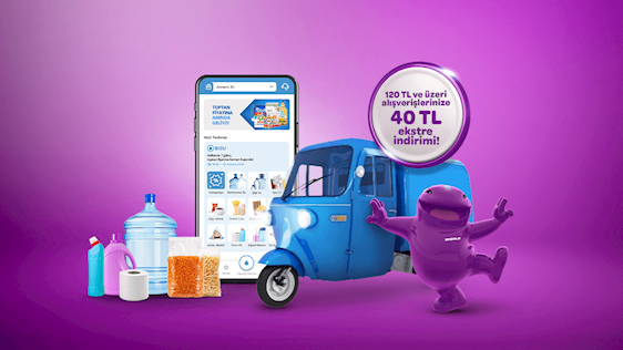 World Mobil’e özel BiSU Hızlı Teslimat'dan 40 TL ekstre indirimi!