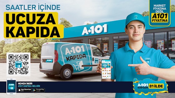 A-101 Kapıda uygulamasında 30 TL Worldpuan!