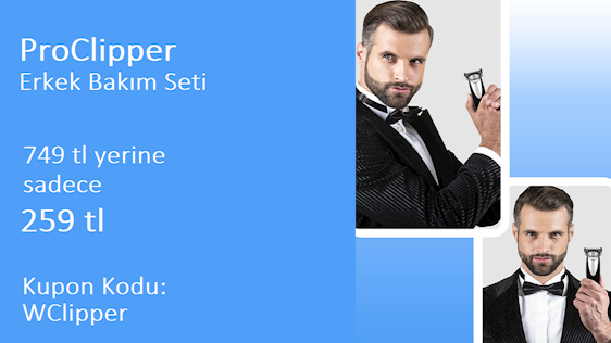 Goldmasterhome.com’dan World Pay ile ProClipper Erkek Bakım Seti alışverişlerinizde 749 TL yerine 259 TL! Üstelik kargo bedava!