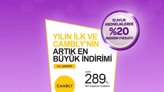 Cambly’de Yapı Kredi kredi kartlarına özel 12 aylık aboneliklerde %20 indirim fırsatı!